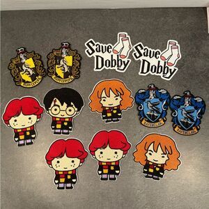Set of 12 Harry Potter Themed Iron-On Patches